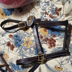 Gatsby leather halter